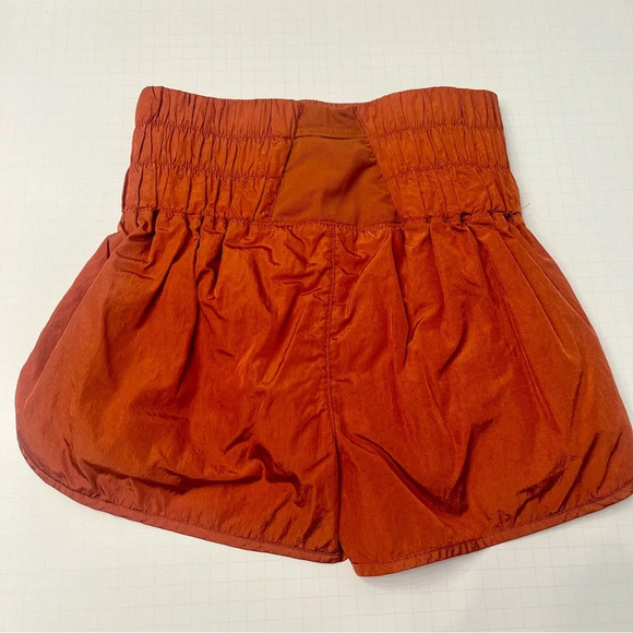 Free People Movement Rust/Burnt Orange Way Home Athletic Shorts- Small - Picture 9 of 13